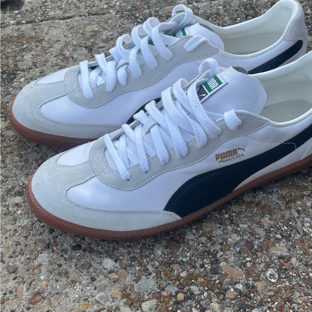 PUMA Super Liga OG Retro White Black Men’s 12  No Box